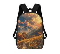 sinyumoney Autumnal Cabin in The Woods Mochila Escolar, De Negocios, Para Portátil, Unisex, Informal, Para Adolescentes, Chicas, Chicos, Mujeres Y Hombres 17inch