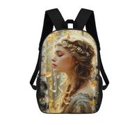 sinyumoney Autumnal Forest Fantasy -1 Mochila Escolar Impresa En 3D 17inch Mochila Escolar Infantil Mochilas De Viaje Mochila Informal De Moda Para Niños Y Estudiantes