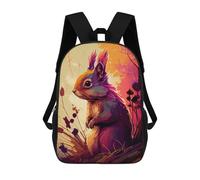 sinyumoney Autumnal Squirrel Serenity Mochilas Infantiles Escolares Impresas En 3D, Mochilas Para Niños, Mochilas De Viaje Para Niños Y Niñas, Mochilas Escolares Para Niños 17inch