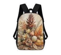 sinyumoney Autumnal Still Life with Pine Cones Mochila Escolar Mochila Para Niños Impresa En 3D Mochilas Infantiles Para Niños Y Niñas Mochilas Escolares Mochilas De Viaje Para Niños 17inch