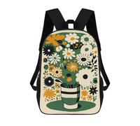 sinyumoney Ava Bouquet of Flowers Mochila Escolar Mochila De Papelería De Moda Mochila Impermeable Mochilas Informales Para El Día A Día - Perfecta Para Viajes, Trabajo Y Uso Diario 17inch