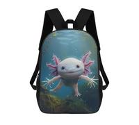 sinyumoney Axolotl Mochilas Infantiles Escolares Impresas En 3D, Mochilas Para Niños, Mochilas De Viaje Para Niños Y Niñas, Mochilas Escolares Para Niños 17inch