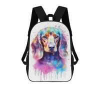 sinyumoney Baby Dachshund Puppy Dog Mochila De Viaje Resistente Al Agua, Mochila Para Computadora Portátil Para Campus, Viajes Al Aire Libre Y Deportes 17inch