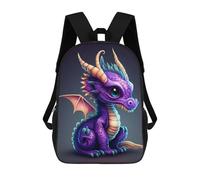 sinyumoney Baby Dragon Cute Mochila De Peluche Con Dibujos Animados, Mochila 3D Para Niños, Bolsa Escolar, Idea De Regalo De Cumpleaños Para Niños Y Niñas 17inch