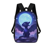sinyumoney Baby Dragon Neon Mochila Escolar Infantil Impresa En 3D Para Niños, Mochilas De Viaje, Bolsas Para Libros, Mochila Escolar Infantil 17inch