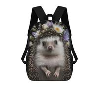 sinyumoney Baby Fluffy Hedgehog Mochilas Infantiles Mochila Escolar Mochila Impresa En 3D Para Niños Mochilas De Viaje Bolsas Para Libros Mochila Escolar Para Niños 17inch