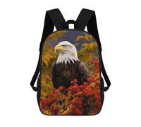 sinyumoney Bald Eagle Mochilas Infantiles Mochila Escolar Impresa En 3D Para Niños Mochilas De Viaje Bolsas Para Libros Para Niños 17inch Mochila Escolar