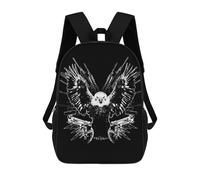 sinyumoney Bald Eagle Warrior Mochila Ligera Informal Para El Día A Día, Mochila Escolar Para Hombres/mujeres 17inch