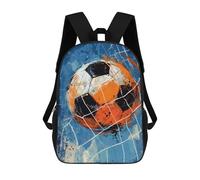 sinyumoney Ball in Net Soccer Mochila Escolar Resistente Al Agua, Mochila De Viaje, Bolsa Para Computadora Para Campus, Viajes Al Aire Libre, Deportes 17inch