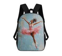 sinyumoney Ballerina Mochila Escolar Infantil Impresa En 3D Para Niños, Mochila De Viaje De Alta Capacidad, Bolsas Para Libros, Mochila Escolar Infantil 17inch