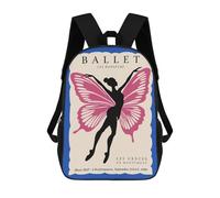sinyumoney Ballet Les Danseurs Poster Mochila Escolar Grande Resistente Al Agua Para Portátil Para La Escuela/trabajo/viajes 17inch