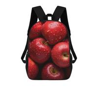 Sinyumoney Banana Pancakes with Syrup Mochilas Para Niños, Mochila Escolar, Mochila Impresa 3D Para Niños, Mochila De Viaje, Bolsa De Libros, Bolsa De Escuela Para Niños, Red Apple, 17"