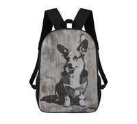 sinyumoney Banksy Corgi Dog Urban Art Mochilas Infantiles Escolares Impresas En 3D, Mochilas Para Niños, Mochilas De Viaje Para Niños Y Niñas, Mochilas Escolares Para Niños 17inch