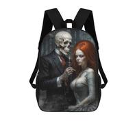 sinyumoney Baron Samedi And His Wife Mochila Mochila Informal Mochila De Día Escuela Trabajo Viajes Bolsa Para Hombres/Mujeres 17inch