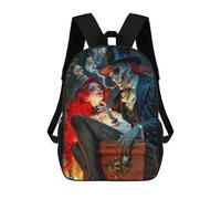 sinyumoney Baron Samedi And Maman Brigitte Mochila Escolar Grande Resistente Al Agua Para Portátil Para Adolescentes, Niñas, Niños, Mujeres Y Hombres 17inch