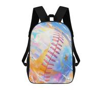 sinyumoney Baseball Starburst Mochila Escolar Para Niños Mochila Escolar Impresa En 3D Mochila Escolar De Moda Para Niños De Primaria Y Secundaria 17inch