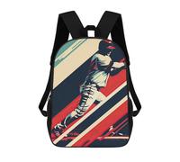 sinyumoney Baseball Swing Mochilas Mochilas Infantiles Mochila Escolar Mochila Escolar Infantil Impresa En 3D Mochilas De Viaje De Moda Para Niños De Primaria Y Secundaria 17inch