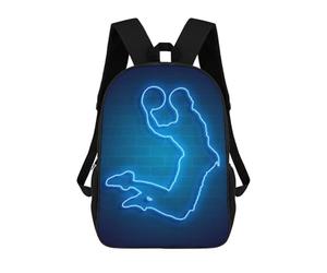 sinyumoney Basketball Neon Mochila Escolar Ligera Para Aeropuerto, Estudiantes Universitarios, Mochila Para Hombres, Mujeres Y Adolescentes 17inch