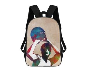sinyumoney Basketball Sport Art Mochila Escolar Para Niños, Mochila Escolar Impresa En 3D Para Estudiantes De Primaria Y Secundaria 17inch