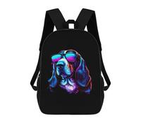 sinyumoney Basset Hound Mochila Escolar Mochila Para Niñas Y Niños Mochilas De Gran Capacidad Mochilas Ligeras Para Niños Y Estudiantes 17inch