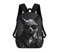 sinyumoney Bat Agent Funny Mochila Escolar Impresa En 3D Para Niños 17inch Mochilas Para Niños Y Niñas, Mochilas Escolares Para Niños, Mochilas De Viaje