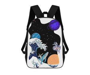 sinyumoney Battle Space Mochilas Infantiles Impresas En 3D, Mochilas De Moda Informales, Mochilas De Viaje Bonitas, Mochilas Informales Para Exteriores Para Niños Y Niñas 17inch