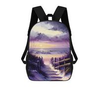 sinyumoney Beach on The Baltic Sea Mochilas Mochilas Infantiles Mochila Escolar Mochila Escolar Infantil Impresa En 3D Mochilas De Viaje De Moda Para Niños De Primaria Y Secundaria 17inch