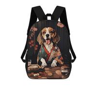 sinyumoney Beagle Dog Japanese Food Mochila Escolar, Mochila De Viaje, Mochila Universitaria, Mochilas Para El Campus, Actividades Al Aire Libre, Viajes Y Deportes 17inch