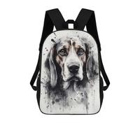 sinyumoney Beagle Dog Puppy Love Mochila Escolar Para Niños Mochila Escolar Impresa En 3D Mochila Escolar De Moda Para Niños De Primaria Y Secundaria 17inch