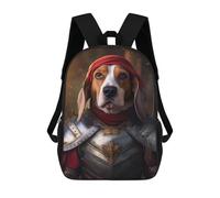 sinyumoney Beagle in Armor Mochila Grande, Ligera E Informal Para El Campus, Actividades Al Aire Libre, Viajes Y Deportes 17inch