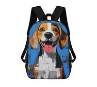 sinyumoney Beagle Portrait Painting Mochilas Escolares Secundarias Informales Para Viajes. Mochilas Escolares Para La Escuela/trabajo/viajes. 17inch