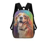 sinyumoney Beagle Sketch Mochila, Mochila Escolar Impresa En 3D, Bolsa Para El Almuerzo Escolar, Mochila De Viaje, Mochila Para Amigos, Mochila Escolar Para Niñas Y Niños 17inch