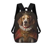 sinyumoney Beagle The King Mochila Ligera Para Aeropuerto, Estudiantes Universitarios Y Mochileros: Perfecta Para Viajes, Trabajo Y Uso Diario 17inch