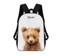 sinyumoney Bear Baby Mochila Infantil Para Niñas, Mochila Escolar 3D, Mochila Para Niños Pequeños, Mochila Informal De Día, Mochila Escolar De Moda 17inch