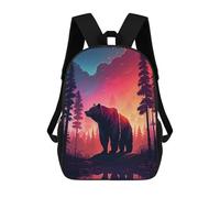 sinyumoney Bear Bears Mochila Escolar Infantil Impresa En 3D Para Niños, Mochilas De Viaje De Alta Capacidad, Bolsas Para Libros, Mochila Escolar Infantil 17inch
