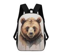 sinyumoney Bear Watercolor Mochilas Para Niños Mochila Escolar Mochila Escolar Impresa En 3D Mochilas Escolares De Moda Para Niños De Primaria Y Secundaria 17inch