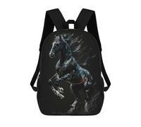 sinyumoney Beautiful Colorful Horse Mochilas Infantiles Impresas En 3D Para Niños. Mochilas De Viaje De Moda Para Niños. Mochila Escolar Para Estudiantes De Primaria Y Secundaria.