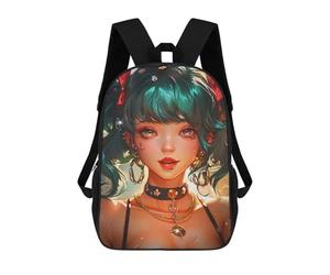sinyumoney Beautiful Cute Anime Girl Mochila Escolar Para Secundaria Y Preparatoria. Mochila Informal Para Hombres, Mujeres Y Adolescentes. 17inch