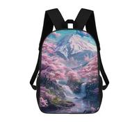 sinyumoney Beautiful Fuji Mount Sakur Mochilas Para Niños Mochilas Escolares Mochila Escolar Para Niños Impresa En 3D Mochilas De Viaje De Moda Para Niños De Primaria Y Secundaria 17inch
