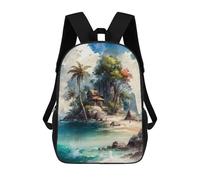 sinyumoney Beautiful Island Mochila De Día Mochila De Negocios Mochila Impermeable Para Libros Para Hombres/mujeres 17inch