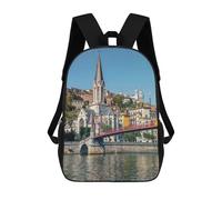 sinyumoney Beautiful Lyon Mochila Con Bolsillo Mochilas Impresas En 3D, Mochilas De Viaje, Mochilas Para Libros, Mochila Escolar Para Niños 17inch