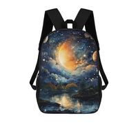 sinyumoney Beautiful Night Sky Mochila, Mochila Escolar Impresa En 3D, Bolsa Para El Almuerzo Escolar, Mochila De Viaje, Mochila Para Amigos, Mochila Escolar Para Niñas Y Niños 17inch