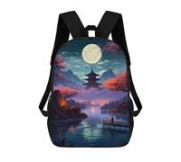 sinyumoney Beautiful Night The Lake Mochilas Impresas En 3D Para Niños, Mochila Escolar, Mochila De Moda Para Niños De Primaria Y Secundaria 17inch