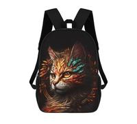 sinyumoney Beautiful Realistic Cat Mochila De Negocios Resistente Para Portátil Para La Escuela/trabajo/viajes 17inch