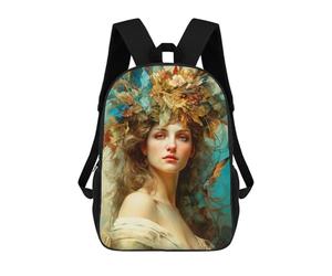 sinyumoney Beautiful Woman Mochila Escolar Para Niñas Mochila Impermeable Mochila Informal De Día Mochila Ligera Para Niño Y Niña Mochila Escolar 17inch