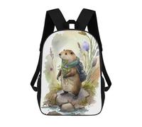 sinyumoney Beaver Wild Animal Mochila Infantil Escolar Para Niños Con Estampado 3D De Dibujos Animados, Mochila Escolar Para Estudiantes, Mochila Para Portátil Para Niños Y Niñas 17inch