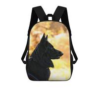 sinyumoney Belgian Shepherd Dog Mochila Escolar Impresa En 3D Para Niños Mochilas De Viaje De Alta Capacidad Bolsas Para Libros Mochila Escolar Para Niños Mochila 17inch