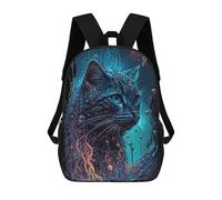 sinyumoney Bengal Cat Mochila Para Niños, Adolescentes Y Estudiantes, Mochilas Para Niñas, Mochilas Para Niños Pequeños, Primaria Y Secundaria 17inch