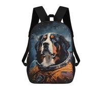 sinyumoney Bernese Mountain Astronaut Mochila Escolar Resistente Al Agua Para Ordenador Portátil Para La Escuela/trabajo/viajes 17inch