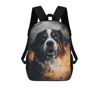 sinyumoney Bernese Mountain Dog Art Print Mochila Escolar Infantil De 17 Pulgadas Con Estampado 3D De Películas De Anime Para Niños, Mochila De Viaje, Mochila Escolar Infantil